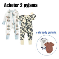 Pyjama BabySoft™ ⎮ensemble 2 pièces Innovant pour Bébé Heureux Wol Bos