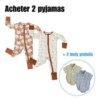 Pyjama Douce Nuit™⎮ Une Caresse de Douceur pour Votre Bébé WolBos