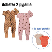 Pyjama BabySoft™ ⎮ensemble 2 pièces Innovant pour Bébé Heureux Wol Bos
