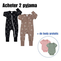 Pyjama BabySoft™ ⎮ensemble 2 pièces Innovant pour Bébé Heureux Wol Bos