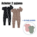 Pyjama BabySoft™ ⎮ensemble 2 pièces Innovant pour Bébé Heureux Wol Bos
