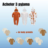 Barboteuse Pyjama plus chapeau LUCA™⎮Achetez 3 paquets de pyjamas et obtenez-en 2 GRATUITS Wol Bos