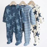Pyjama bébé Tryo™ à manches longues | Achetez 3 packs, obtenez 2 bodys GRATUITS (002) Wol Bos