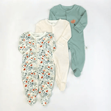 Pyjama Barboteuse - bébé LUXE™⎮3 pièces,manches longues doux et confortable. - Wol Bos