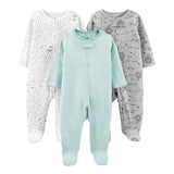 Pyjama Barboteuse - bébé LUXE™⎮3 pièces,manches longues doux et confortable. - Wol Bos