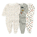 Pyjama Barboteuse - bébé LUXE™⎮3 pièces,manches longues doux et confortable. - Wol Bos