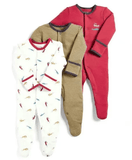 Pyjama Barboteuse - bébé LUXE™⎮3 pièces,manches longues doux et confortable. - Wol Bos